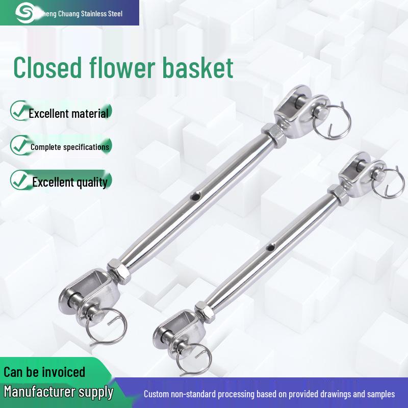 Stainless Steel Eye Bolt Rope Tensioner (304/316) M5 304 Stainless Steel