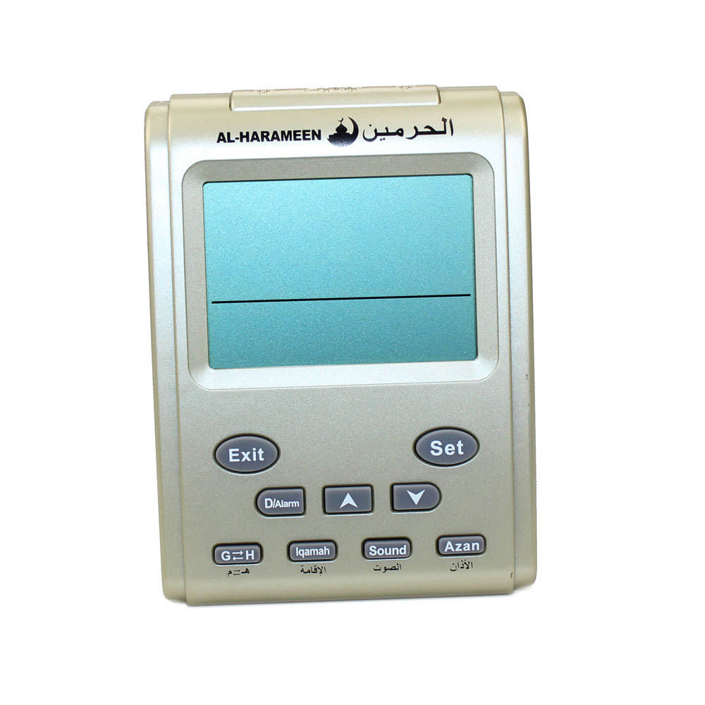 Prayer Ramadan Remote Multi-Function Islamic Mosque Azan Clock Desktop Digital Clock Muslim Desk Table Clock
