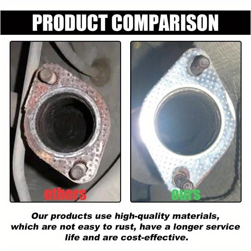 2 pieces of car exhaust gaskets - muffler high-temperature sealing gasket, enhanced high-temperature gasket
