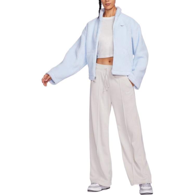 New Nike Velvet Feel Coat Women's Purple Blue FV4009-423