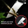 Cutter Sharpener Compact Portable Scissors Sharpener Carbide Blade Sharpening Tool for Home Garden Outdoor