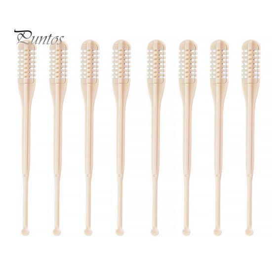 2/4/8Pcs Nasal Hair Cutter with Ear Picker Double Blade Nose Hair Trimmer 360-degree Rotation Mini Nasal Hair Razor for Women Men