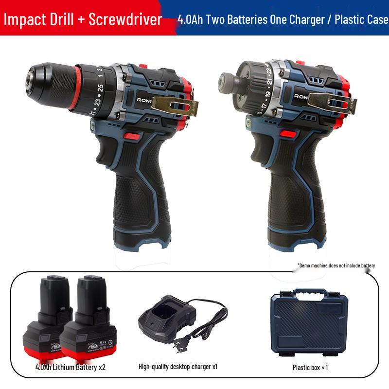 Compact Rechargeable Brushless Torque Screwdriver & Drill
