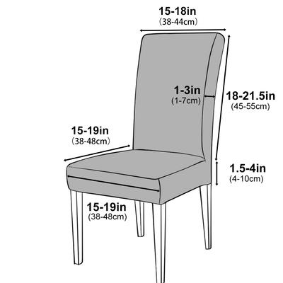 1/2/4/6 Pieces Jacquard Fabric Chair Cover Universal Size Most Cheap Chair Covers Seat Slipcovers For Dining Room Home Decor