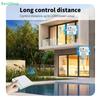 Wireless Remote Control Light Switch 220V 10A Relay Receiver Mini Round Button Wall Panel Switch For LED Lamp