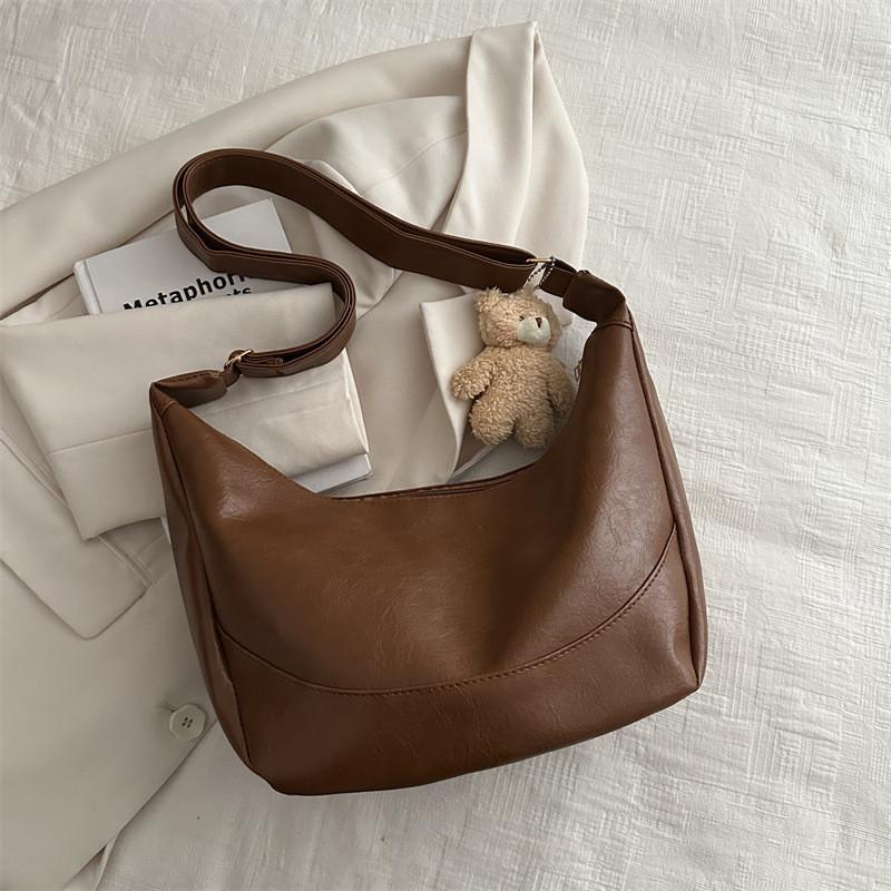 Stylish Casual Large Capacity Tote Bag For Women 2024 New Korean Trend Pu Material