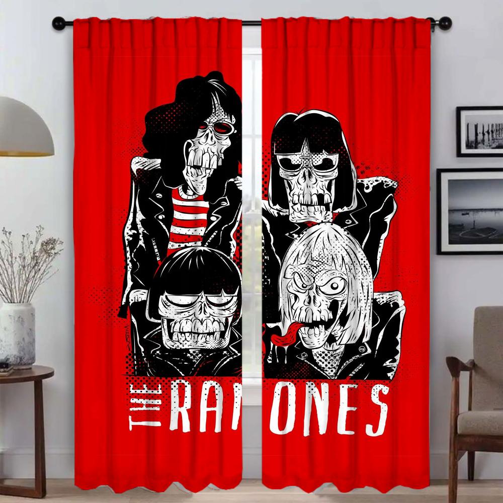 

Partition Ramones Modern Living Room Curtains for Camera Shades Home Interior Curtains 2 Pieces Tulle for Bedroom Window Curtain W50xH70cmx2pcs-CL