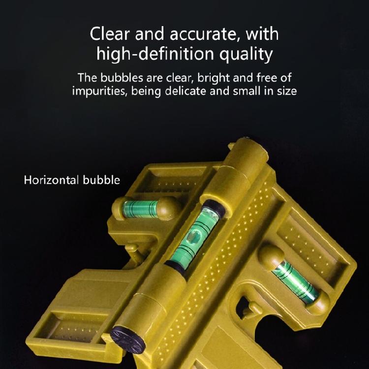 Auto Adjusting Magnetic Leveler Measurement Device With Folding Design and Three Bubble Indicators for Pipe Installation
