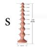 C621 Extra Long Silicone Anal Beads Massager for Men and Women