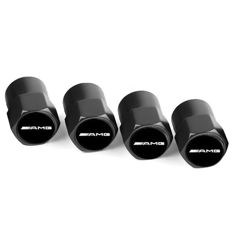 

4Pc AMG Logo Car Wheel Tire Valve Cap Cover Accessory For Mercedes Benz AMG W204 W205 W210 W211 W212 W213 W167 W176 W463 GLC C63