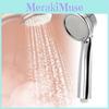 Durable Chrome-finished Handheld Showerhead With Enhanced Pressure And Optional Flexible Hose