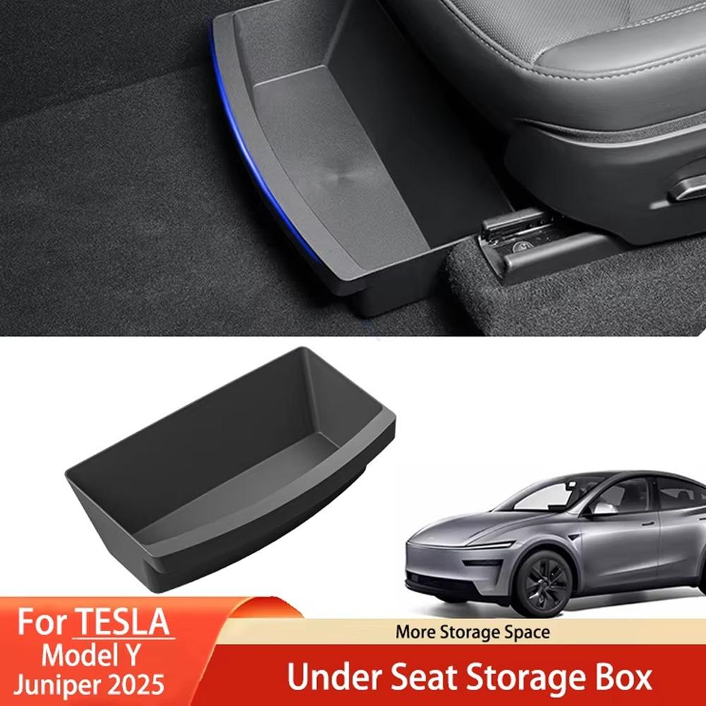 Model Y Under Seat Storage Box Drawer Style Organizer Large Capacity Front Seat Hidden Tray Car Storage Accessories