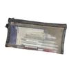 Pencil Case Fully Transparent Large Capacity Mesh Pen Bag Exams Security Check Friendly Easy Stationery Storage Pouch
