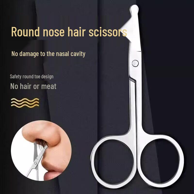 OWI Round Head Manual Nose Hair Scissors