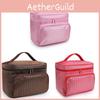 Trendy Korean Style Portable Makeup Bag For Women With Geometric Designs Perfect For Travel And Storage