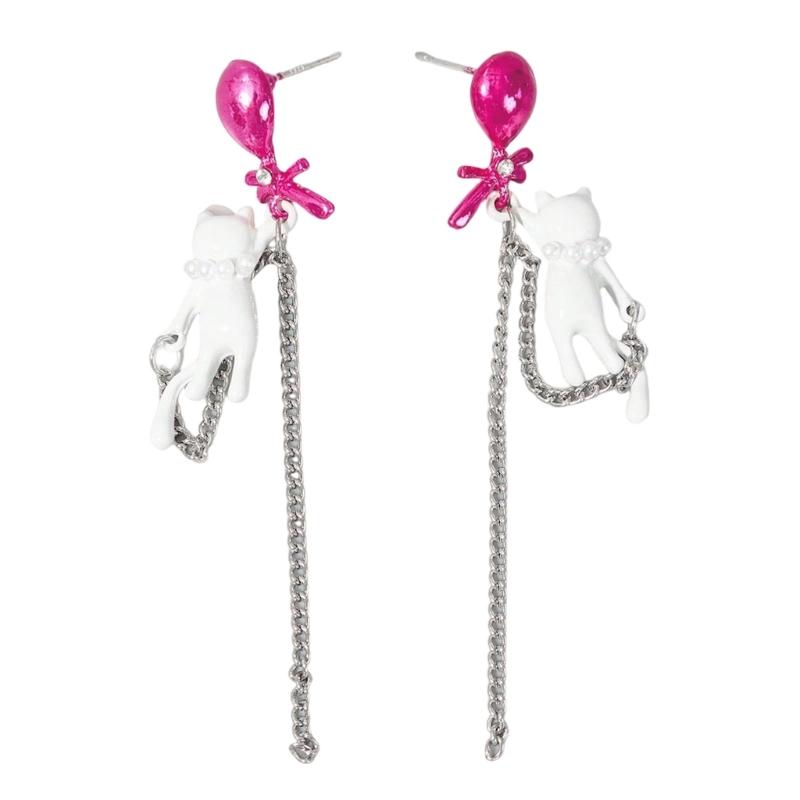 

Thickened Zinc Alloy Balloon Bowknot Earrings with Comfort Fit Design for Extended Wear During Festival Event Gatherings 1 розы красного