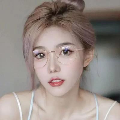Myopiebrille Klassisch Vintage Blaulichtfilter Brille Damen Herren Minus Dioptrie Brille Rezept mit 0 -0.5 Bis -6.0