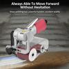 Belt Sander 7000rpm Handle Angle Pneumatic Roller Belt Sander with 11 Abrasive Belt for Wood Metal Polishing