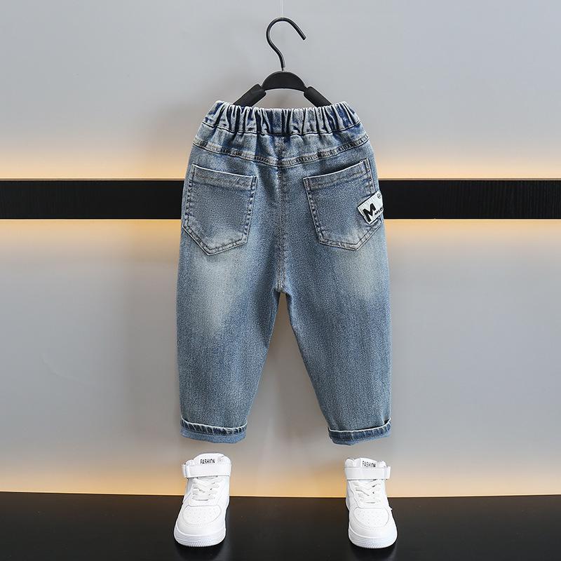 Boys' Autumn 2025 Loose-Fit Jeans - Trendy Style for Kids