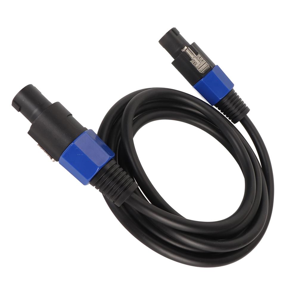 Speaker Connection Cable Male To Male Plug and Play Speaker Cord with Twist Lock for Stage Speaker Power Amplifier 25FT