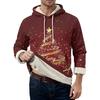 Men's Casual Long-Sleeve Fleece Hoodie With Pockets