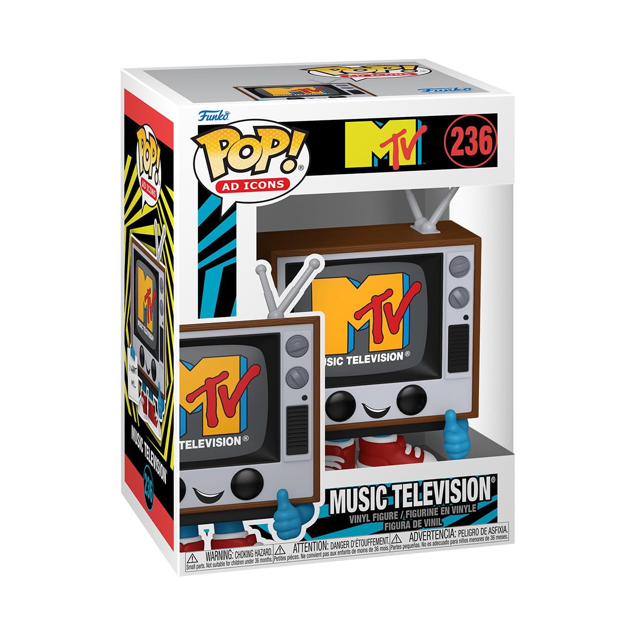 

Funko Vinyl Figure MTV Music Television AD ICONS VINYL FIGURE MTV MUSIC TELEVISON Pop! POP!