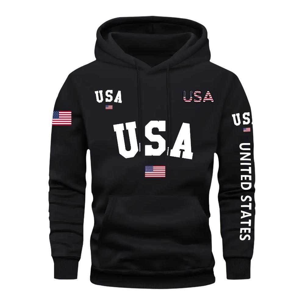 Men's Fashion Casual Hoodie Comfy Long Sleeve Pullover Hoodie Ideal For Daily And Outdoor Wear
