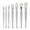 Mermaid Makeup Brush Set With Artificial Fiber Cosmetic Tools For Beauty Enthusiasts