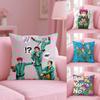Disastrous Life S-Saiki K Cushion Cover Soft Short Plush Double-Sided Printing Home Decor Machine Washable Pillow Case Gift
