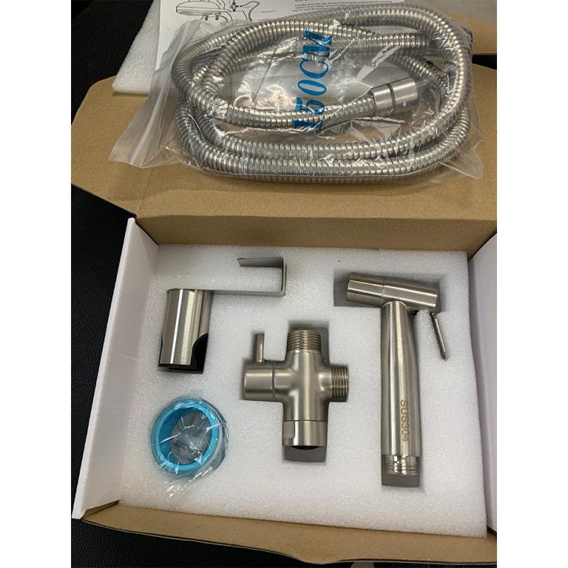 US Standard Toilet Bidet Spray Gun Set with 7/8 Diverter - Popular Toilet Companion.