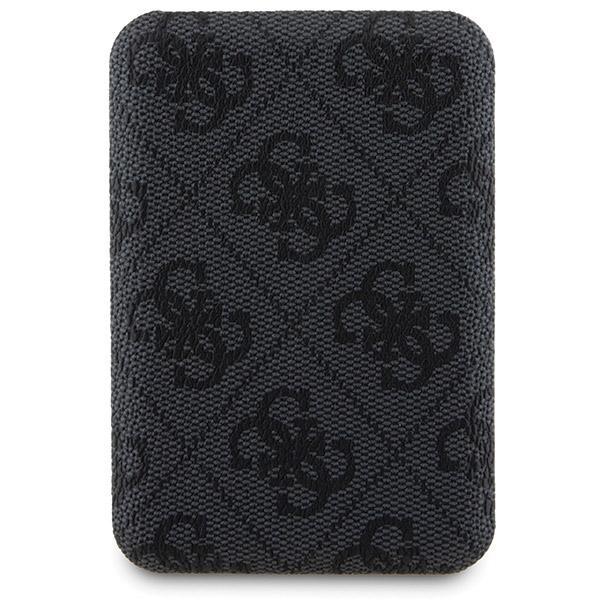 Sada Guess Gubpm5N614Gemgk Iphone11 6.1 Pevný obal + Powerbanka 5000Mah Magsafe Černá/Black 4G Kovové logo