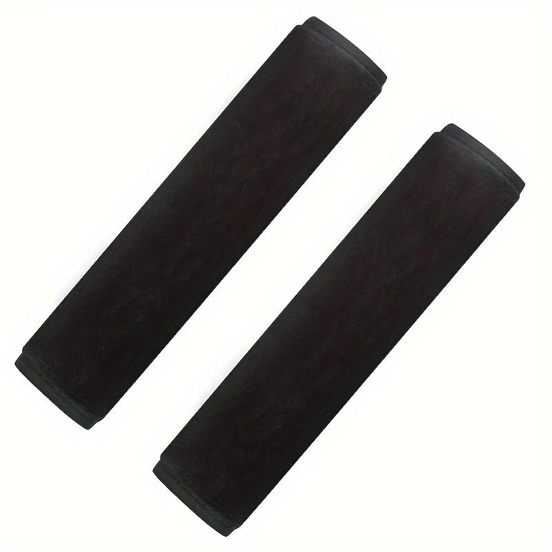 Soft Plush Car Seat Belt Covers - Comfortable, Breathable, All-Season Black Seat Covers for All Vehicles, Breathable Materia