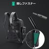 BOPAI Men's Genuine Leather Backpack with Two USB Charging Ports, Waterproof Business Backpack, Stylish Design, Multiple Small Item Pockets, Large