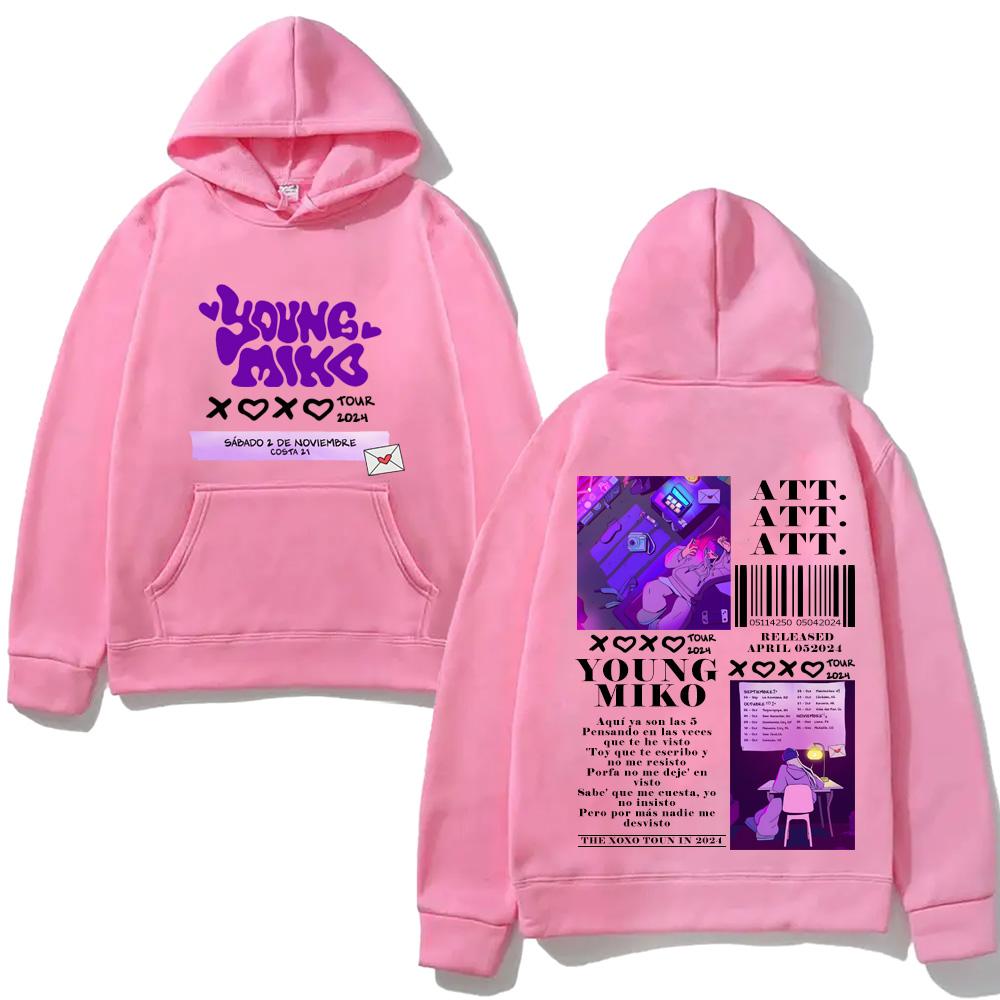 Young Miko Punk Hooded With Hooded Casual Comfortable Sweatshirt Long Sleeve Gothic Clothes Moletom for Autumn Vintage Pullovers
