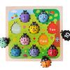 Wooden Toddler Ladybug Counting Toy For Early Math Skills And Fun Educational