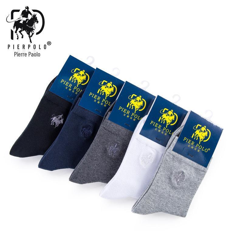 Gaderly Paul Men's All-Cotton Odor-Resistant Breathable Mid-Calf Casual Socks