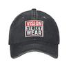 Custom Cotton Vision Street Wear  Baseball Cap for Unisex Women Breathable Skateboarding and BMX Brand Dad Hat Outdoor