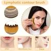 Lymphatische Konturen Gesichts Pinsel, Lymphdrainage Massage Lymphatischer Pinsel Sanft Genug für Tägliche Anwendung Haut Präzise