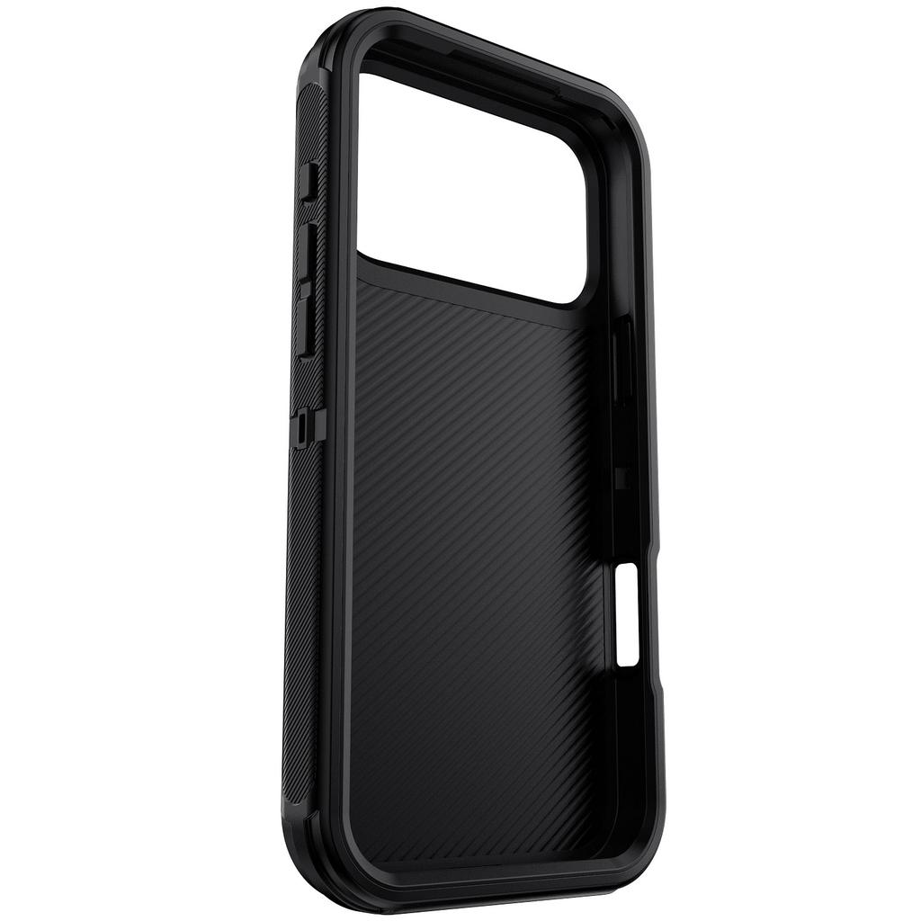 Enhanced Drop Protection 3IN1 Black Defender Phone Case for IPhone Air 17 Pro Max 16 E 15 14 Plus 13 12 Hard OttBox Armor Dustproof Anti-drop Cover