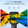 Handheld Digital Magnifier 2.8in IPS Screen Portable 2MP 500X Magnifying Glass with Light 4Zoom Buttons for Coin Jewelry Collect