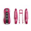 Porsche Key Shell for Cayenne, Macan, 911, Panamera, 718, Taycan - Starlight Gem Red