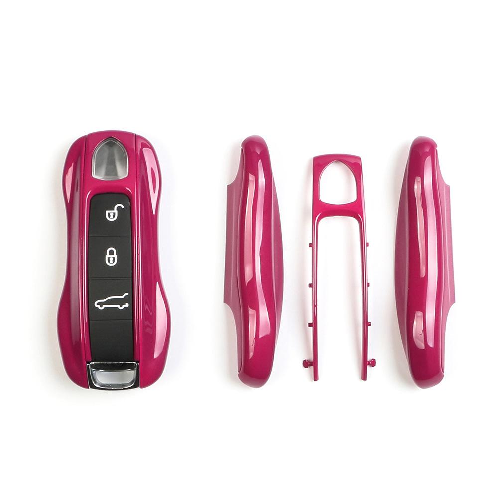Porsche Key Shell for Cayenne, Macan, 911, Panamera, 718, Taycan - Starlight Gem Red