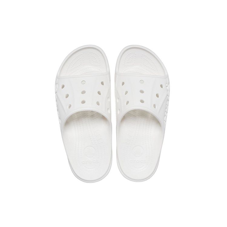 Crocs Baya Simple Casual Slide Sandals Men Sandals White 12000-100