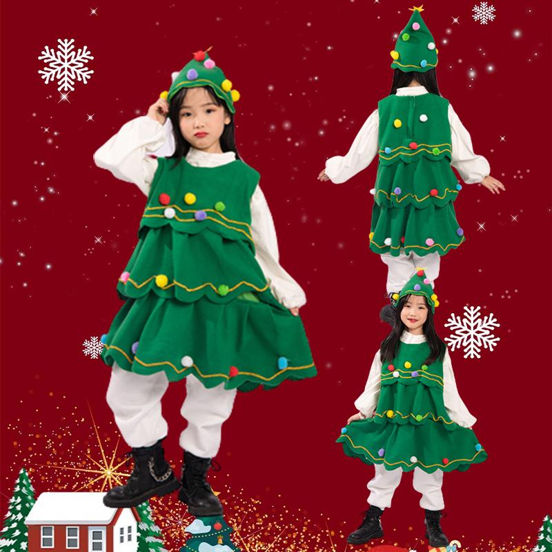 Costum Cosplay Crăciun Copil Micul Toddler Recuzită Petrecere Carnaval Copil Joc de Rol Rochie Fantezie