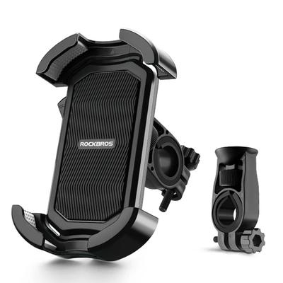 47 To 68 Inch Phone Holder for Bike Handlebars, Black
