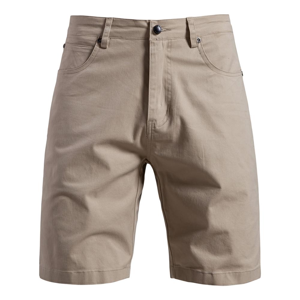 Yoghurt Nieuwe Zomer 100% Katoen Heren Casual Shorts voor Hoge Kwaliteit Taille Comfortabele Slim Fit Shorts voor Mannen 30 abrikoos