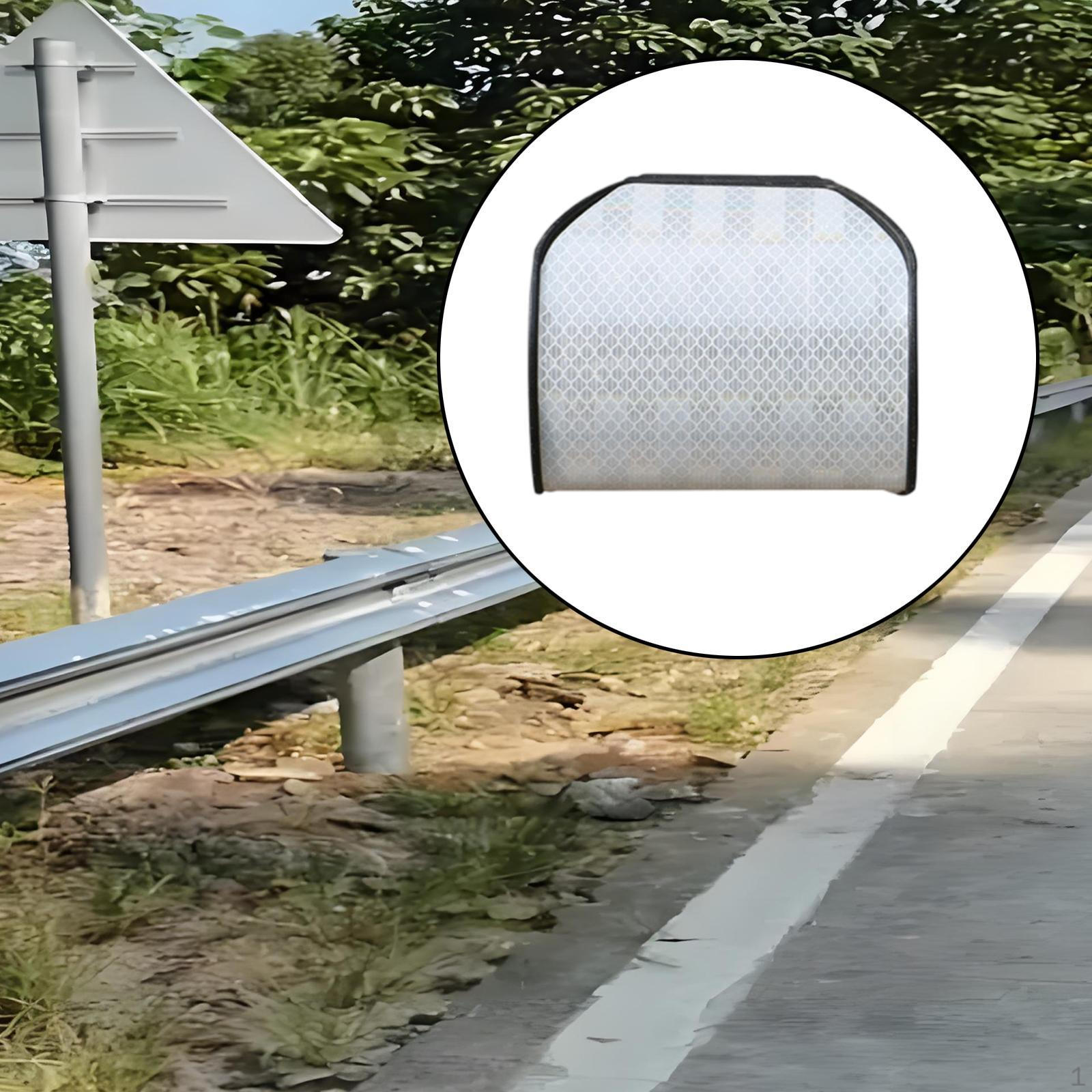 

Highway Guardrail Reflector for Traffic Safety Driveway Accessory белый