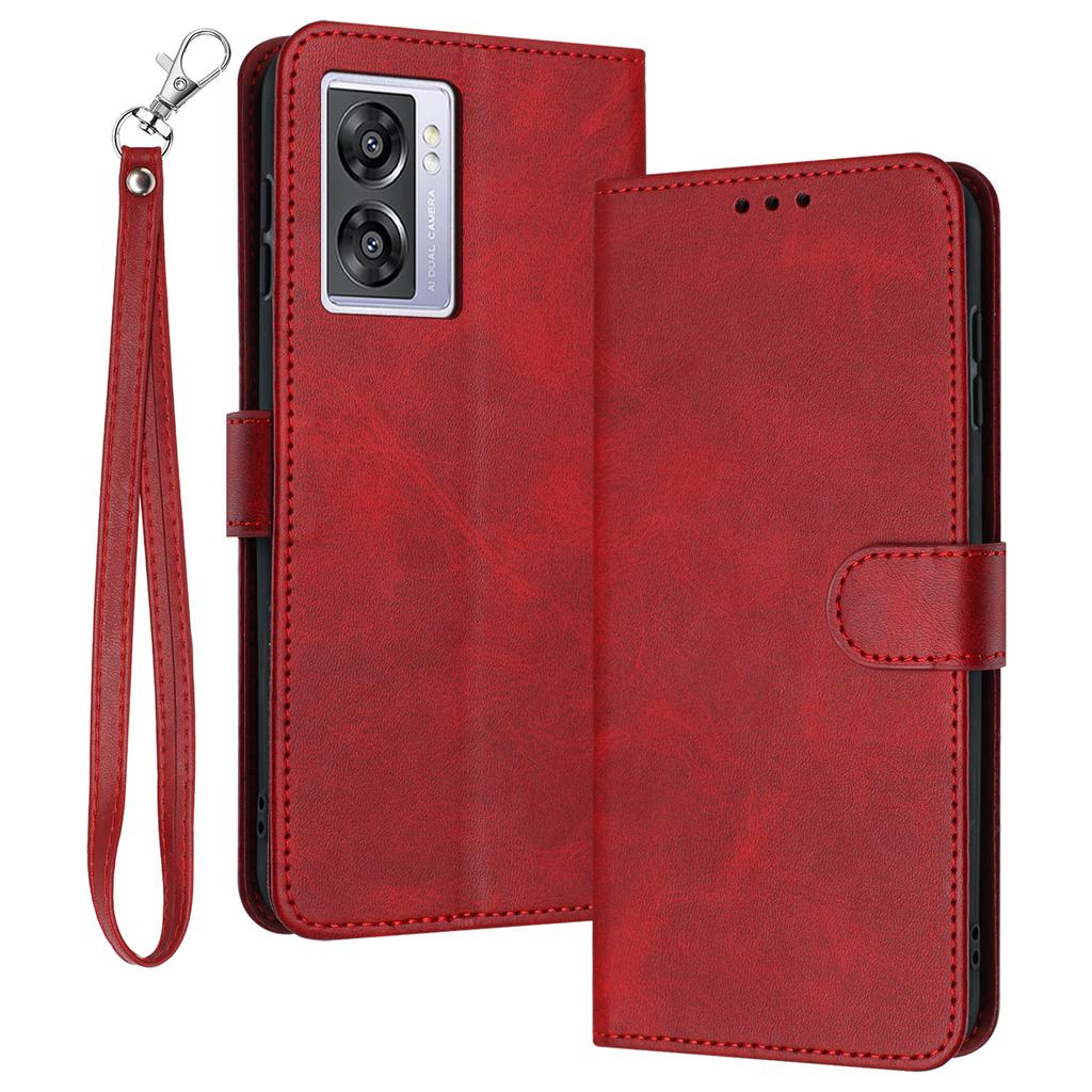 For Oppo A57 (2022) 5G/A77 5G/A57 4G/A57e 4G/A57s 4G/A77 4G/A77s 4G/OnePlus Nord N20 SE 4G Leather Phone Stand Case