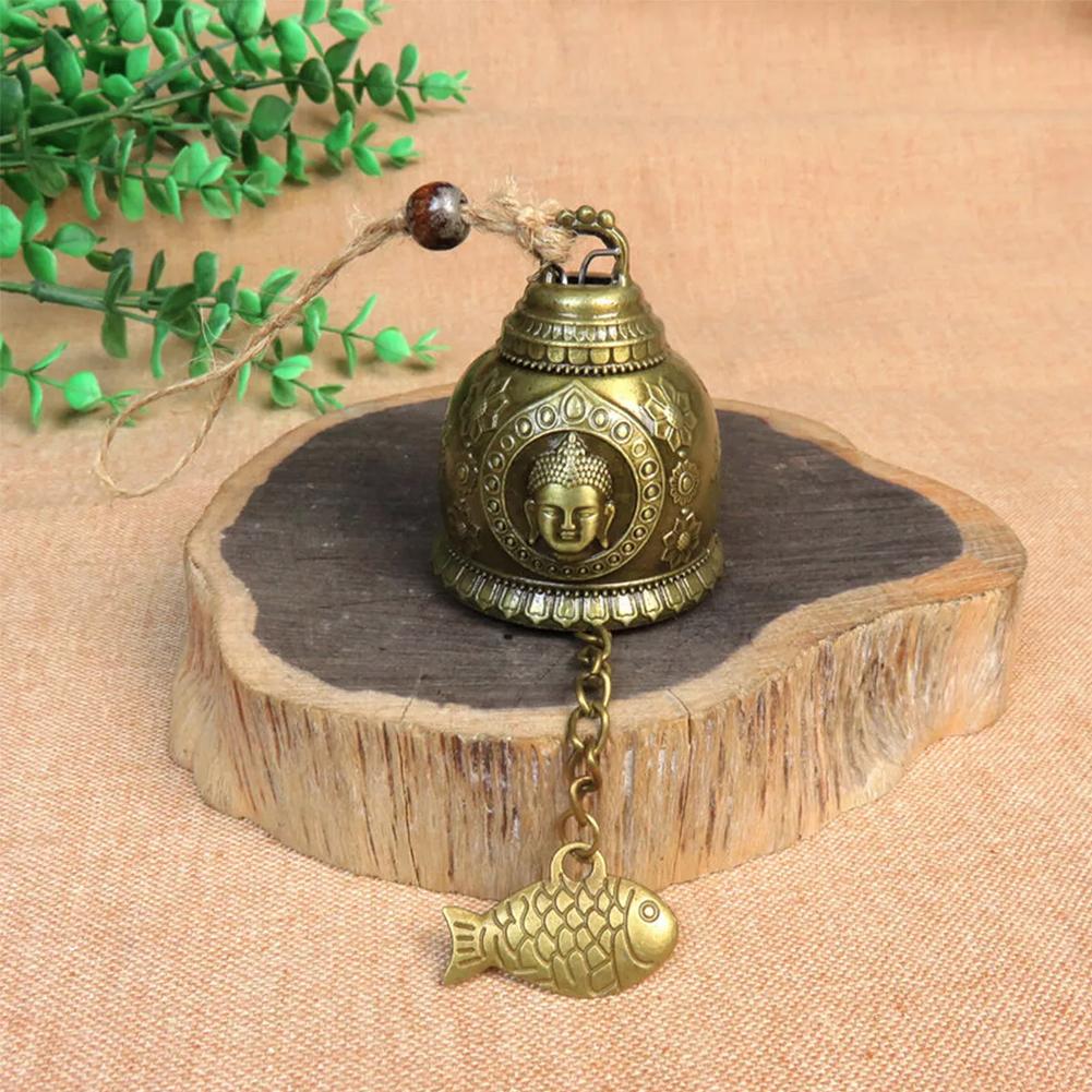1PCS Wind Chimes Bells Metal Copper Ornament Wind Bell Yard Garden Home Decor Chime Pendant Handicrafts Aeolian Bells Widget