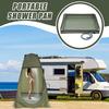 80x80x10cm Foldable Shower Base Outdoor Tent RV Camping Awning Shower Tray Portable Shower Pan for Pet Bath RV Camping Travel